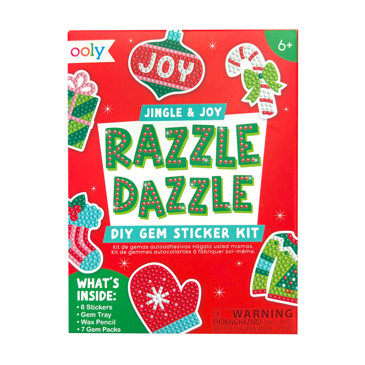 Jingle & Joy Razzle Dazzle DIY Gem Sticker Kit