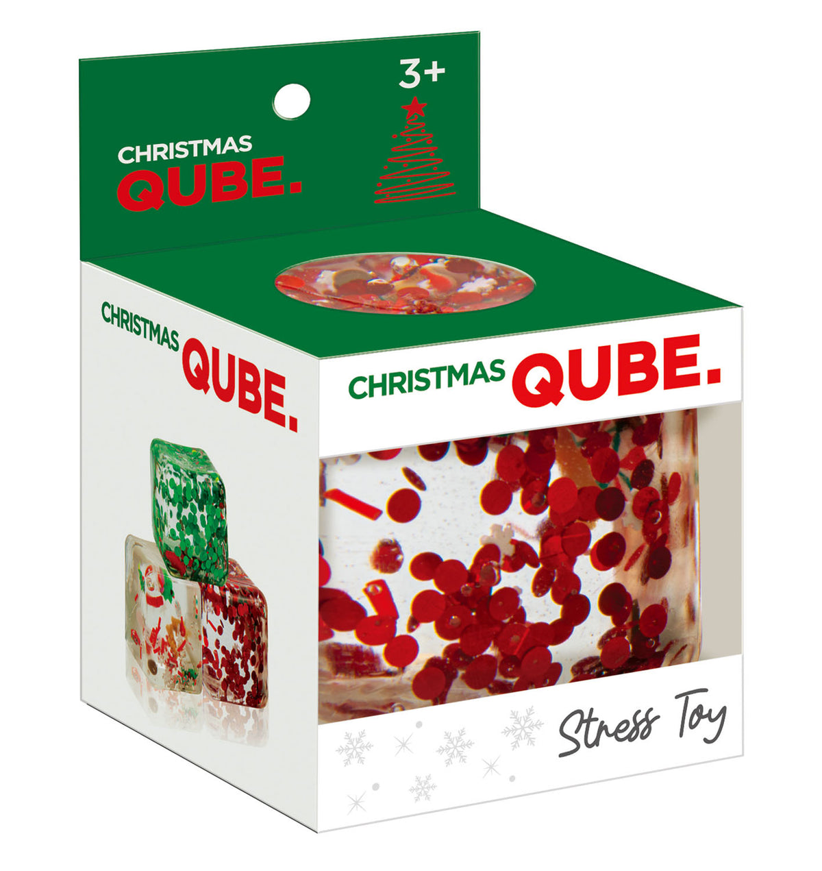Christmas Qube. Stress Toy