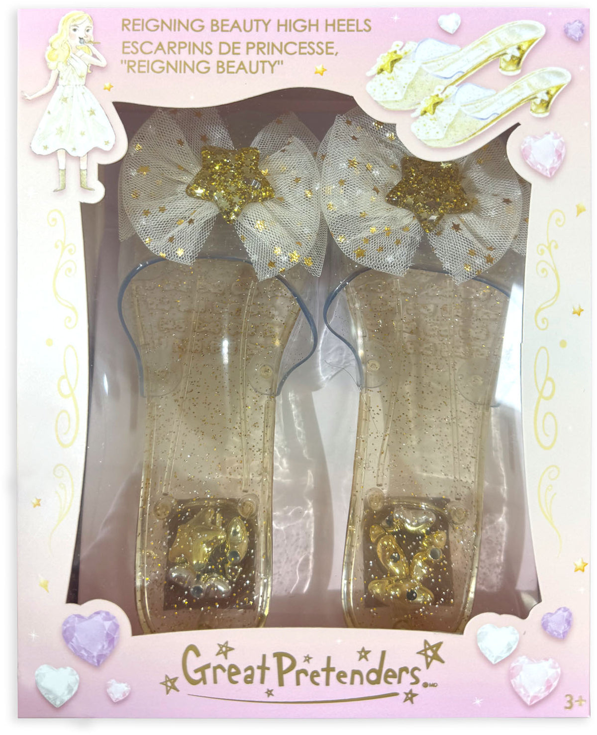 Great Pretenders Reigning Beauty High Heels - Gold