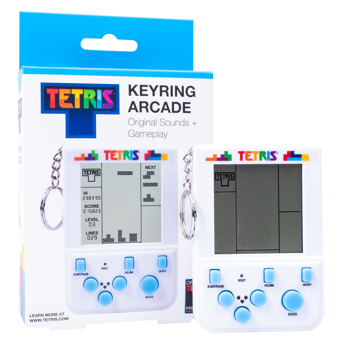 Tetris Keyring Arcade Game