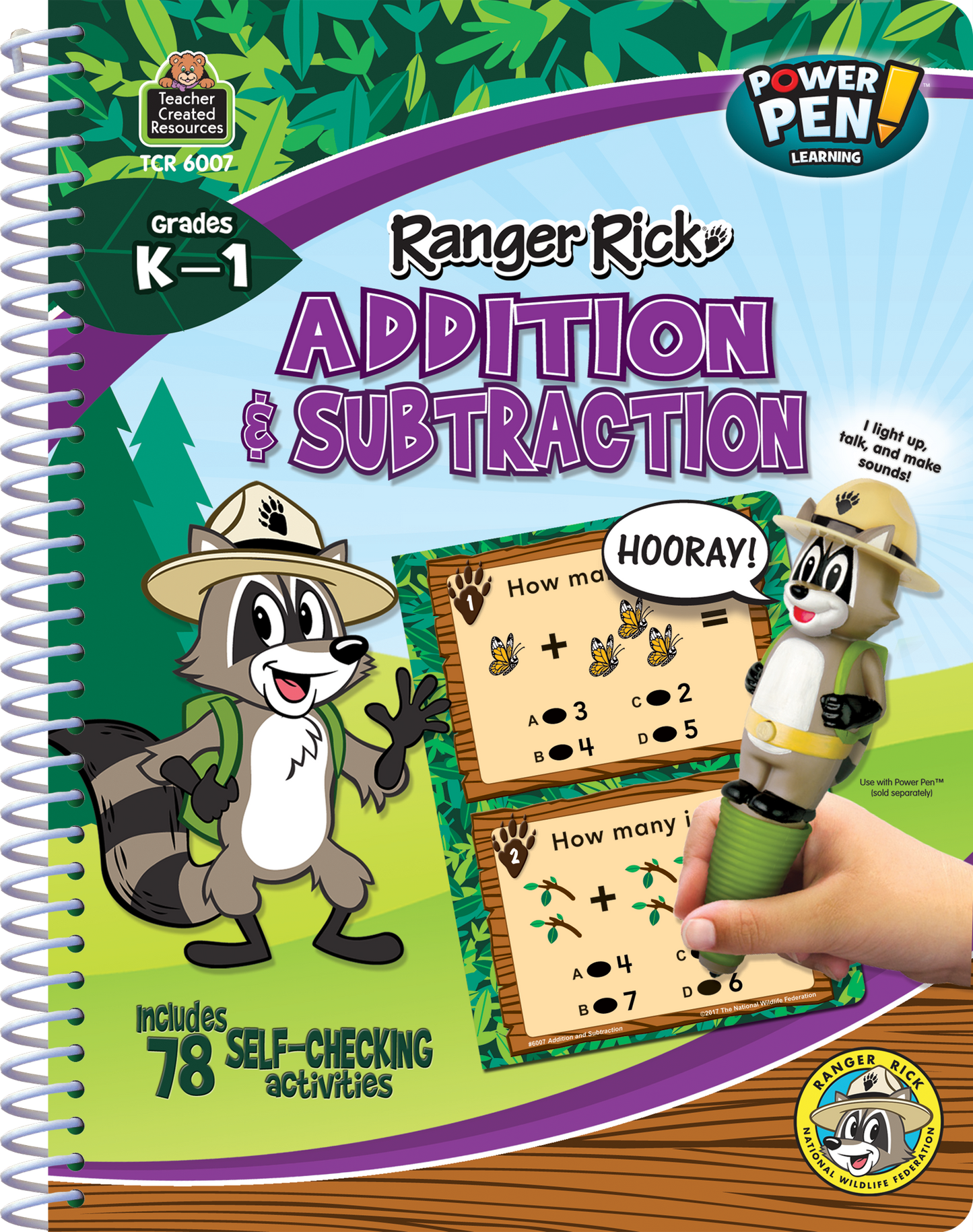 Ranger Rick® Power Pen® Learning Book: Addition & Subtraction