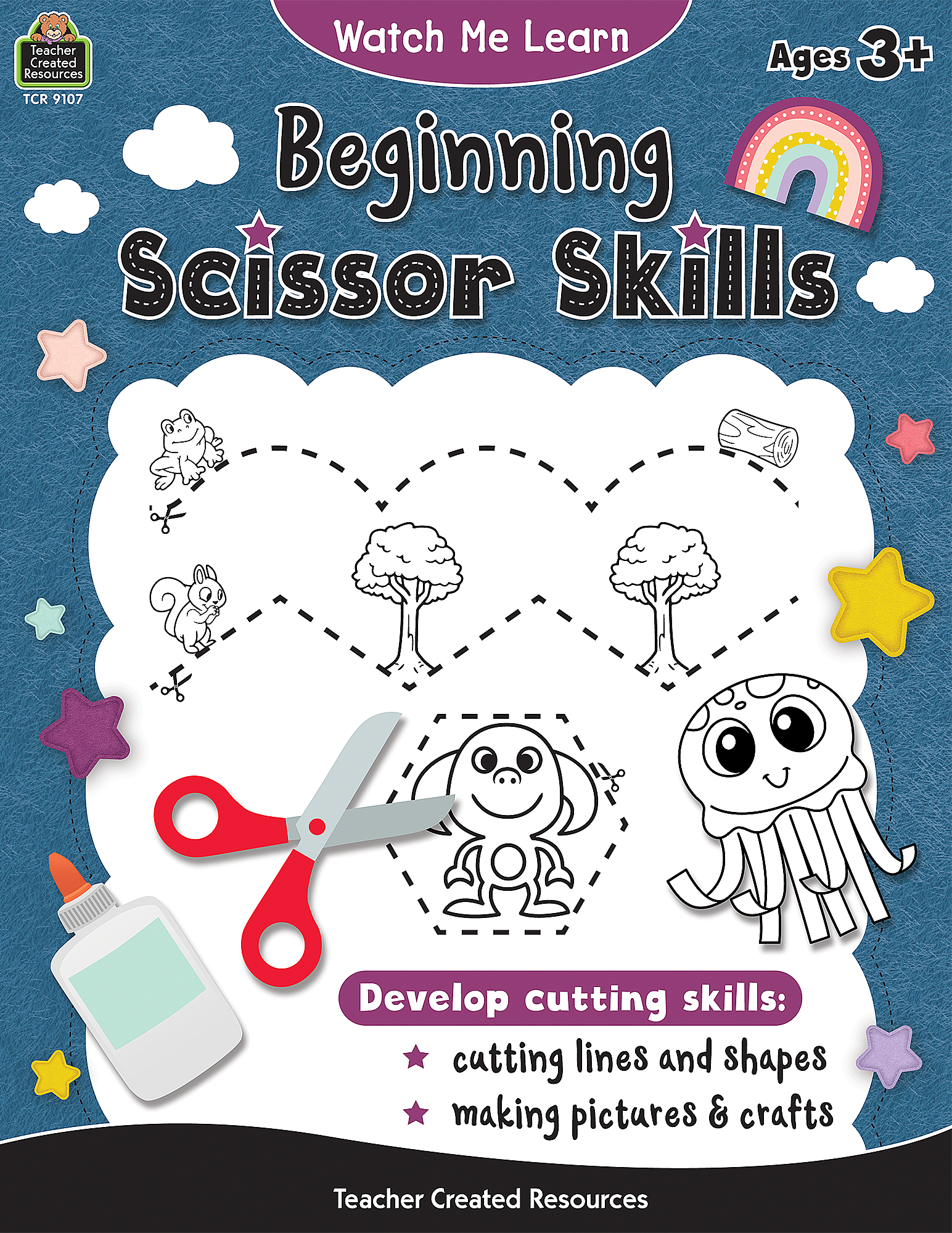 Watch Me Learn: Beginning Scissor Skills – School Crossing & Toy Station