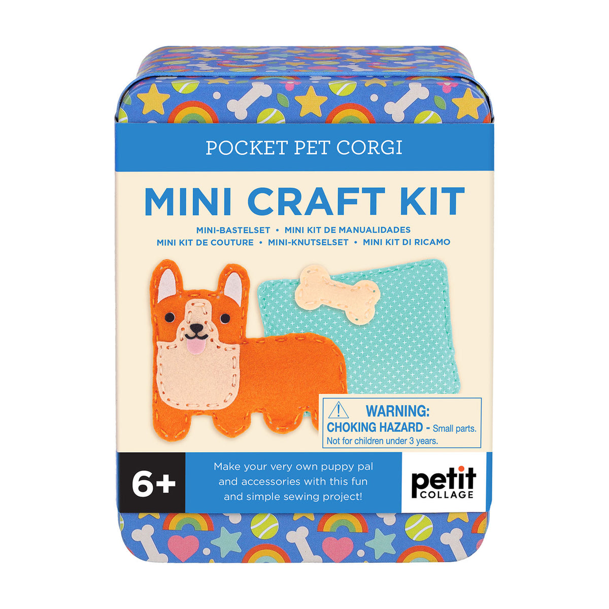 Petit Collage Mini Craft Kit: Pocket Corgi