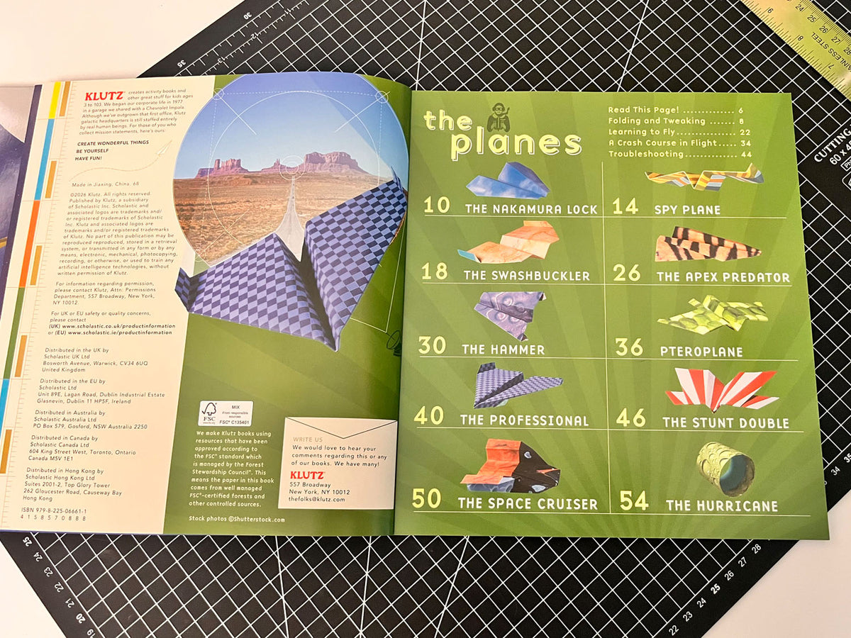 KLUTZ Paper Airplanes