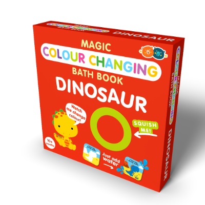 Magic Colour Changing Bath Book – Dinosaur