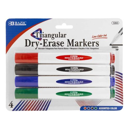Triangular Dry-Erase Markers