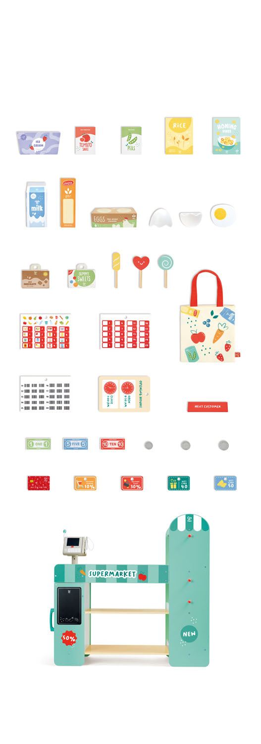 Hape Smart & Wooden Supermarket