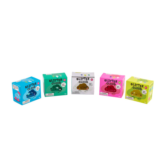 J'adore Glitter Cloud Squishy (Assorted Colors)