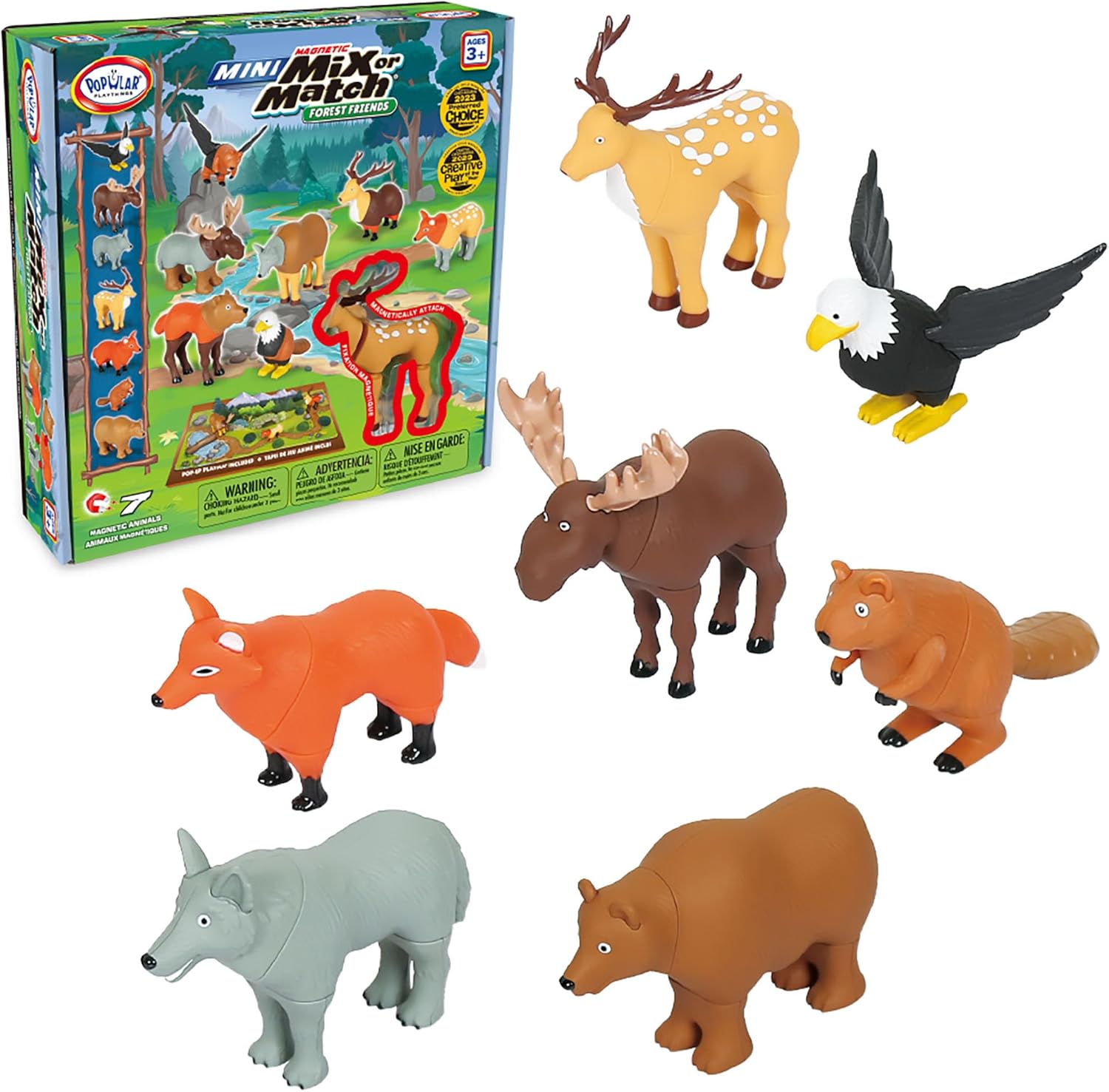 Mix and Match Forest Animals Deluxe – School Crossing & Toy Station
