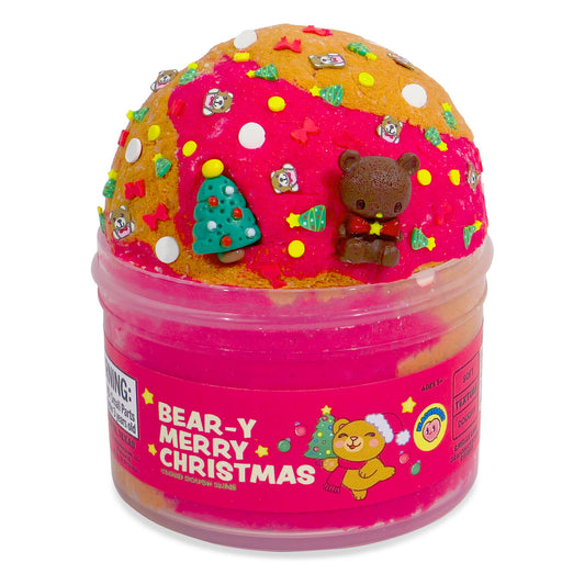 Peachybbies Bear-y Merry Christmas Cloud Dough Slime