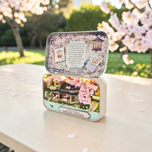 DIY Tiniatures Kit - Sakura Station