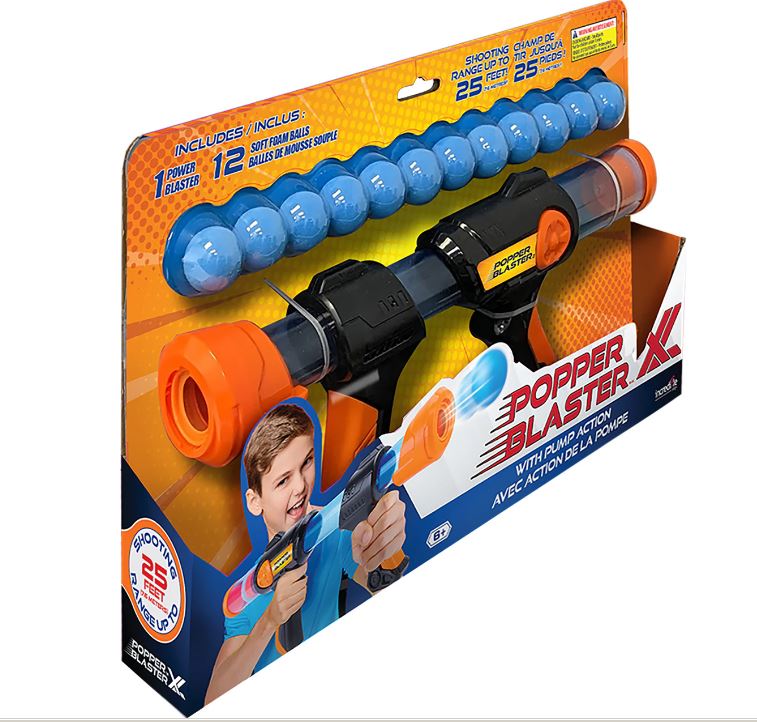 Popper Blasters With 12 Balls Incredible Toys