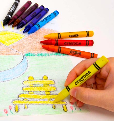 Premium Jumbo Crayons 12 Colors