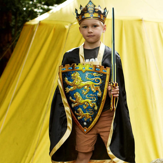 Liontouch Noble Knight Shield Triple Lion - Blue