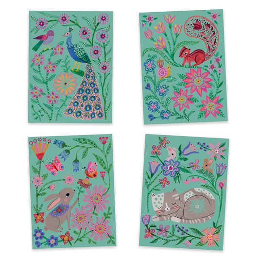 Djeco Encounters Scratch Cards