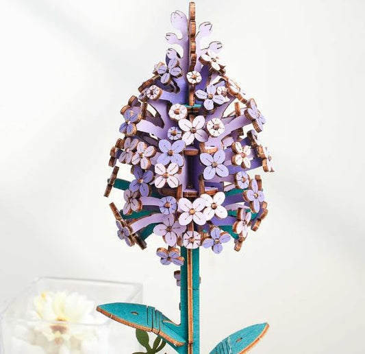 Robotime Rowood DIY Wooden Flower Lilac TW021