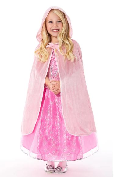 Little Adventures - Pink Cloak. Costume for girls, cape.