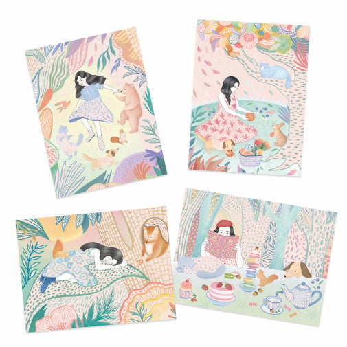 Djeco The Picnic Scratch Cards