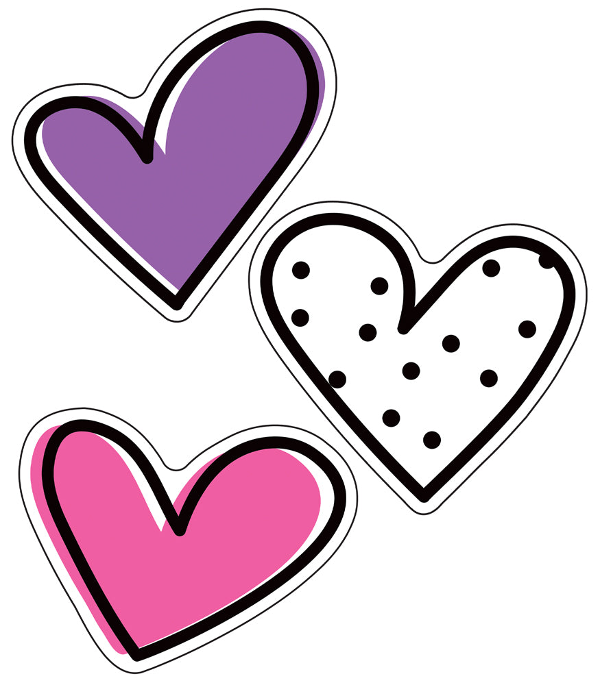 Doodle Hearts Accents