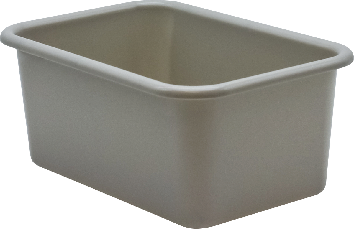 Yellow Small Plastic Storage Bin – School Crossing & Toy Station