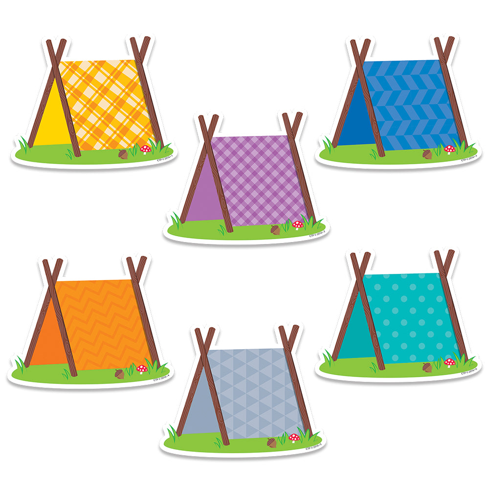 tent material for sale Pup Tents Cut Outs 6" – School Crossing & Toy Station