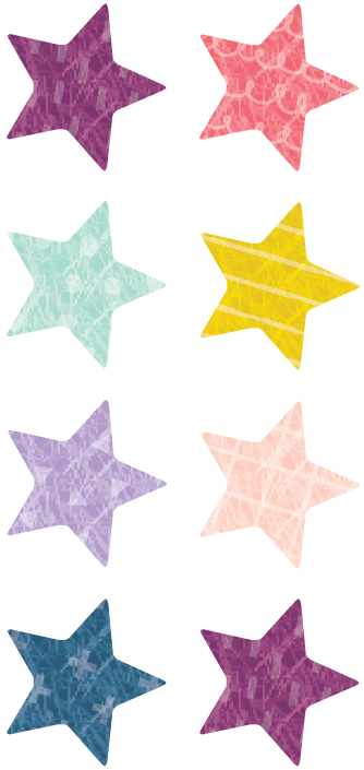 Happy Day Stars Mini Stickers