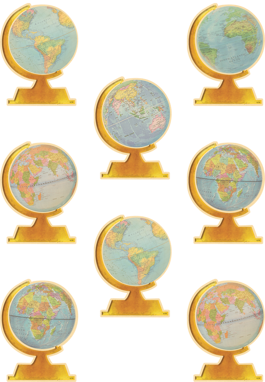 Travel the Map Globes Accents