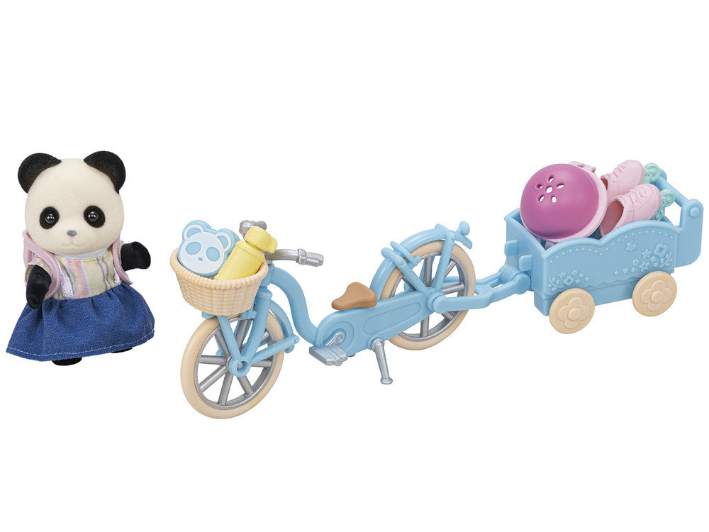 Calico Critters Cycle & Skate Set Panda Girl