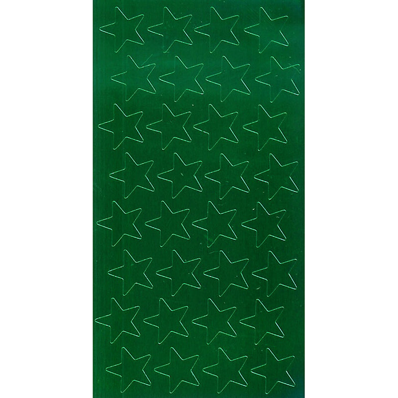 STICKERS FOIL STARS 1/2 INCH 250/PK