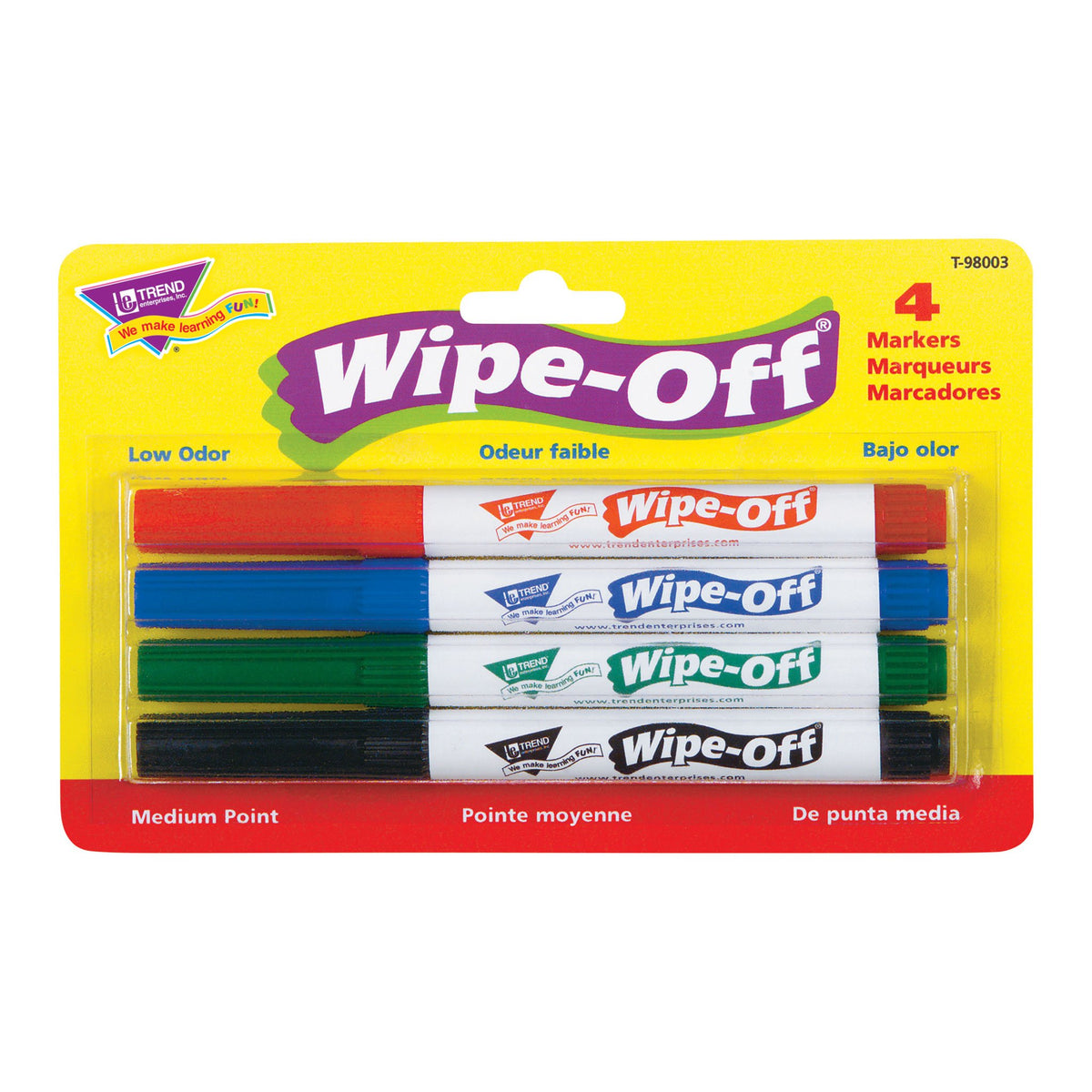 WIPE-OFF MARKERS QTY 4