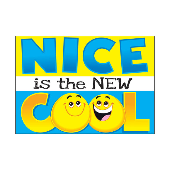 Poster Nice is New Cool Emoji