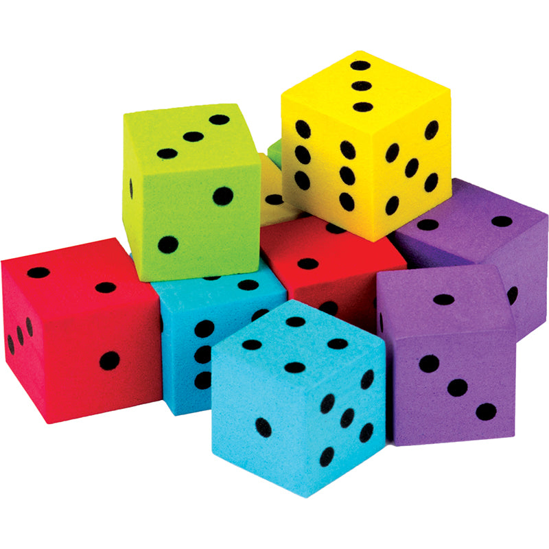 Coloful Foam Dice
