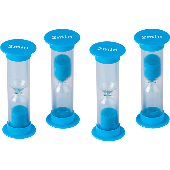 2 Minute Sand Timers 4 pk