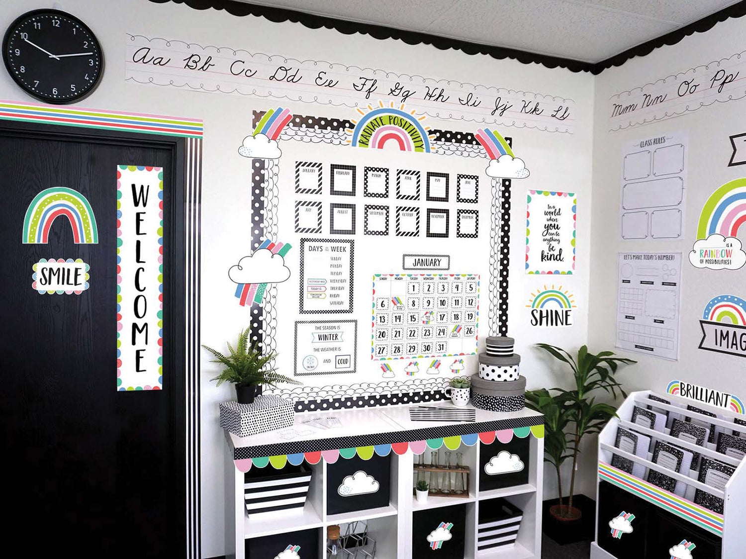 Rainbow Doodles & Core Decor