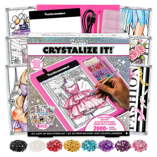 Crystalize It! DIY Light Up Gem Studio Set