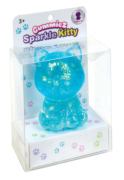 Gummiez Sparkle Kitty Stress Toy (Assorted Colors)