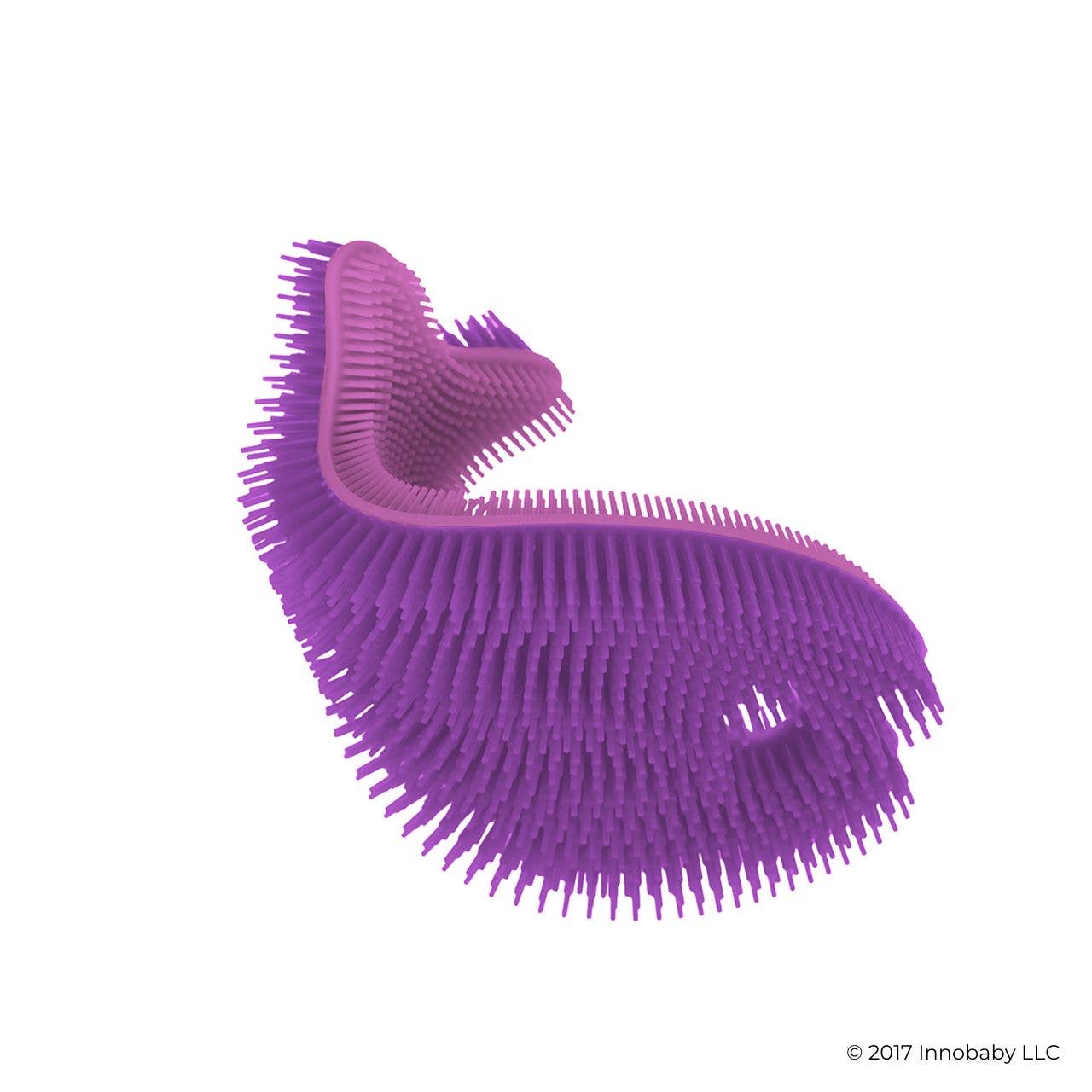 Silicone Bath Scrub / Fun Fish Shape Brush / Baby Bath Toy: Blue