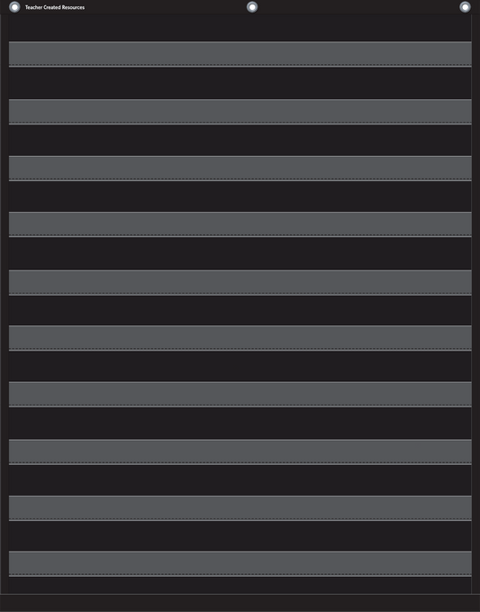Black 10 Pocket Chart (34" x 44")