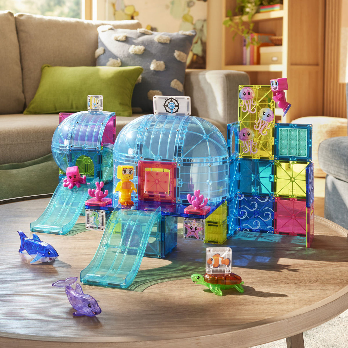 MAGNA-TILES Undersea Adventure 58-Piece Set