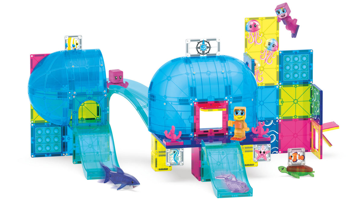 MAGNA-TILES Undersea Adventure 58-Piece Set