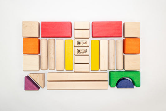 Pre-order 28 piece Innovator Block Set-Rainbow