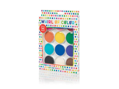Whirl of Color Jumbo Watercolor Cakes