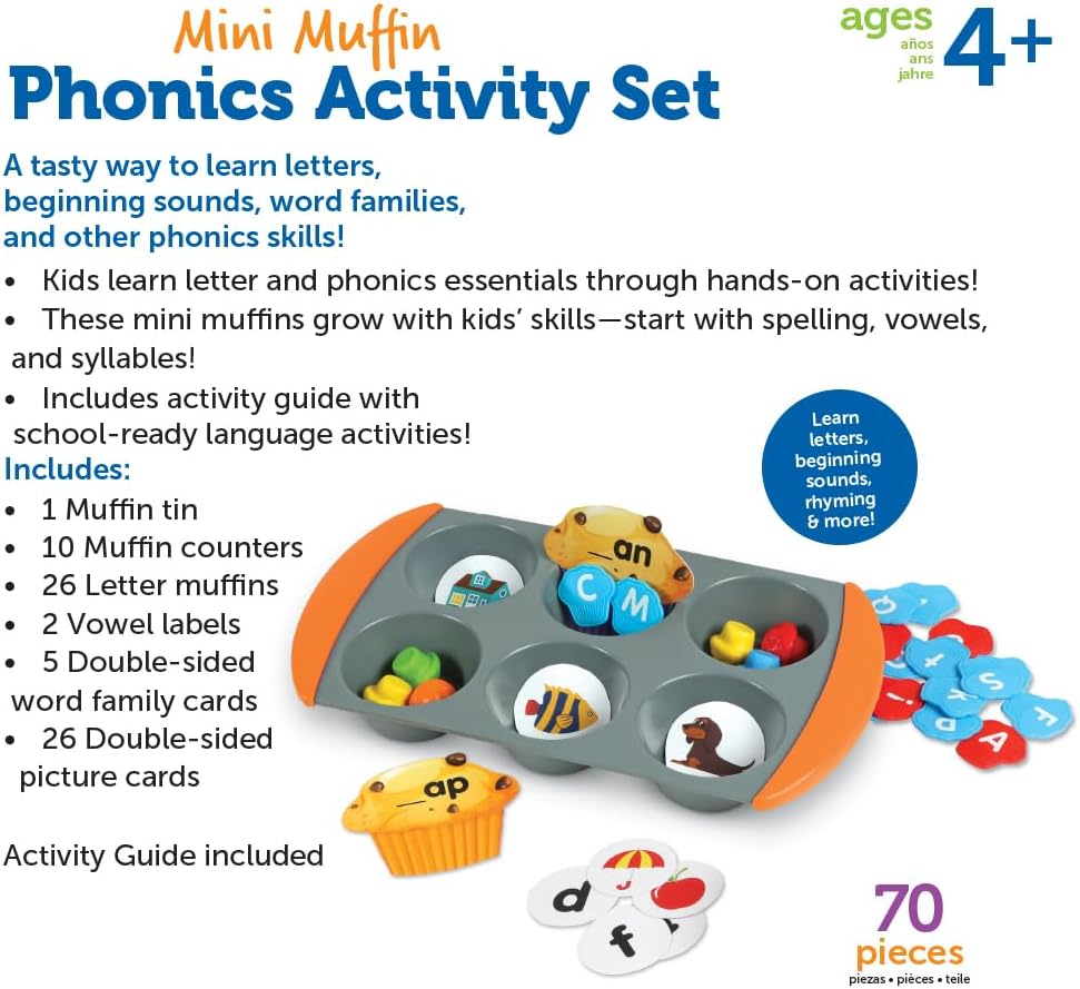 Mini Muffin Phonics Activity Set