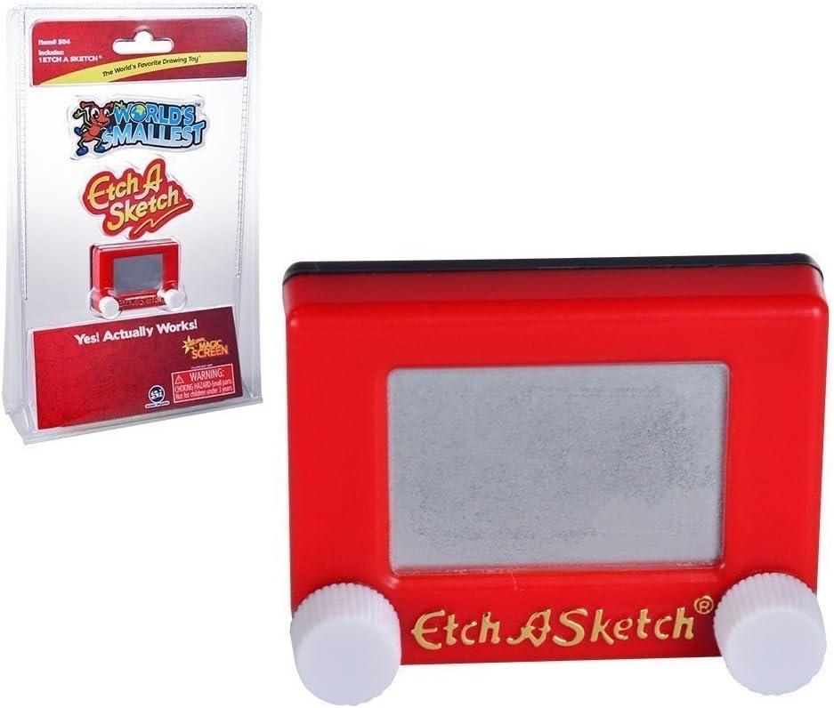 World's Smallest Etch a Sketch