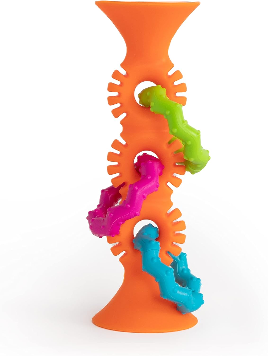 pipSquigz Loops - Orange. Teething toy for babies