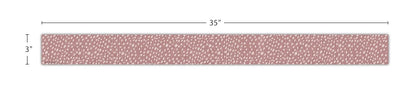 Classroom Cottage Vintage Rose Dots Straight Border Trim