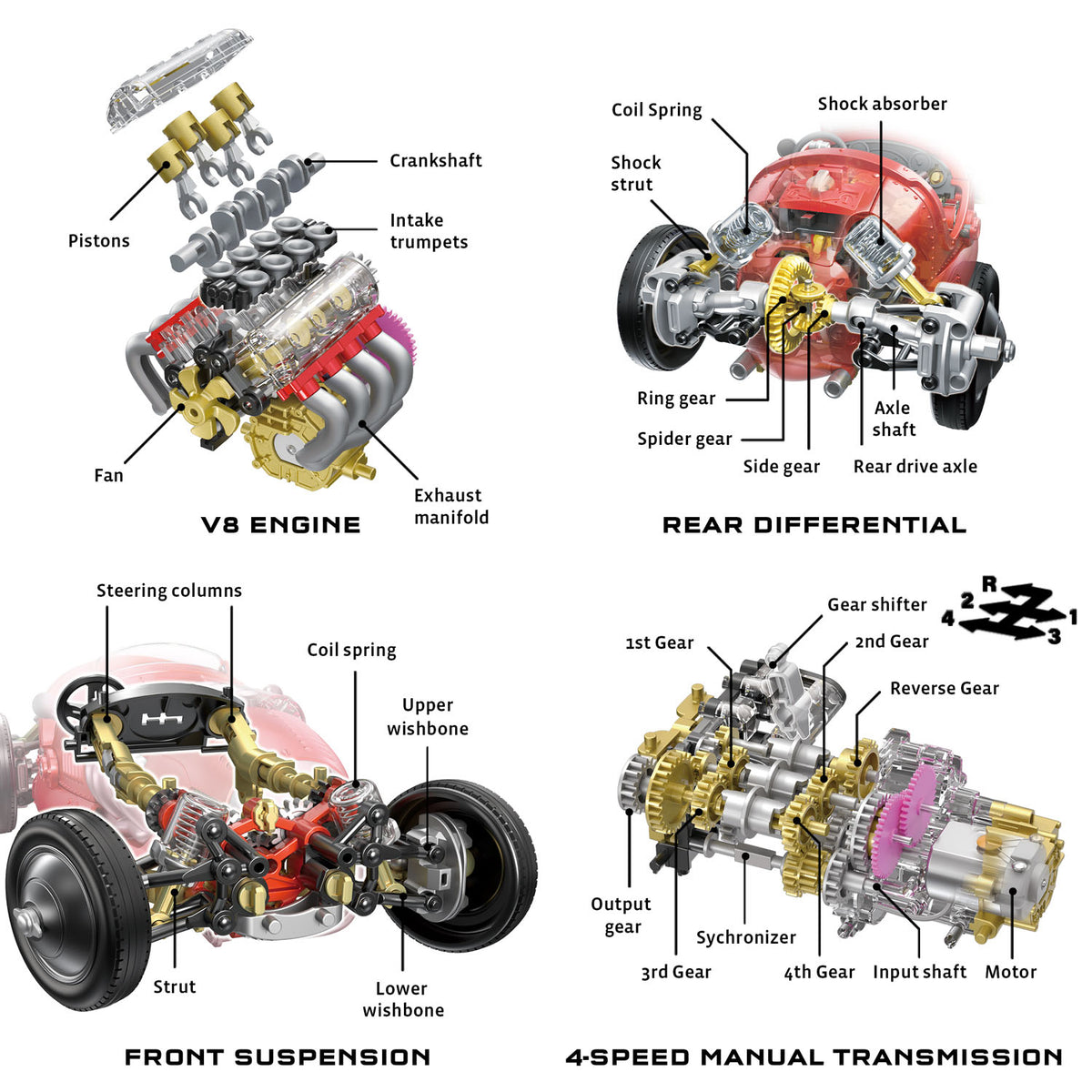 Thames & Kosmos V8 Race Car