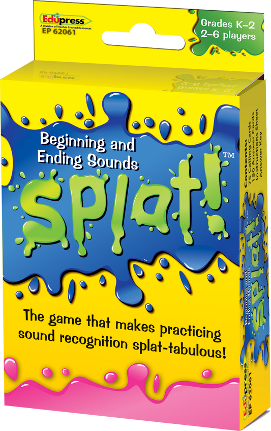 Splat™ Game: Beginning and Ending Sounds