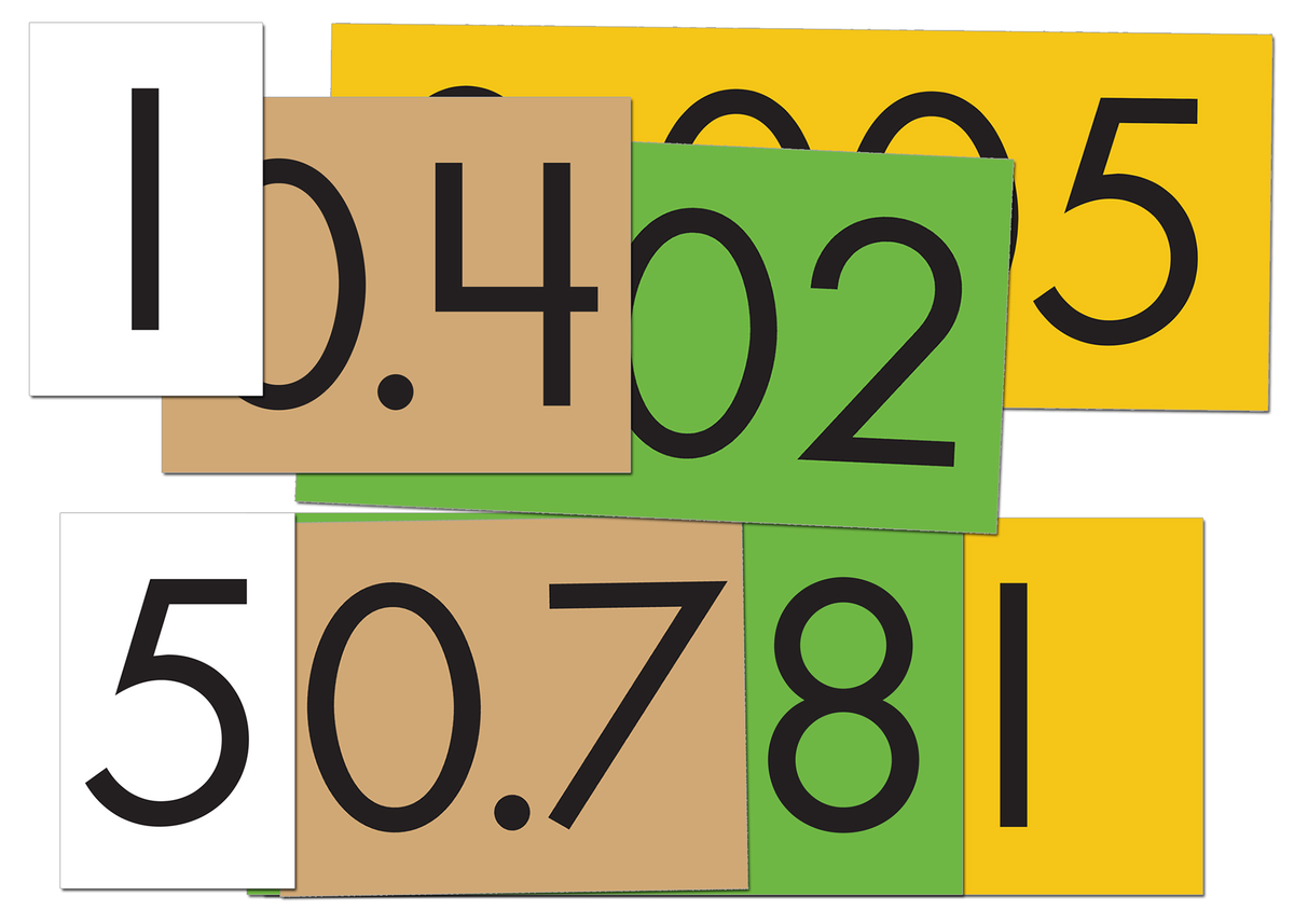 Sensational Math™ Place Value Cards: 4-Value Decimals to Whole Numbers ...