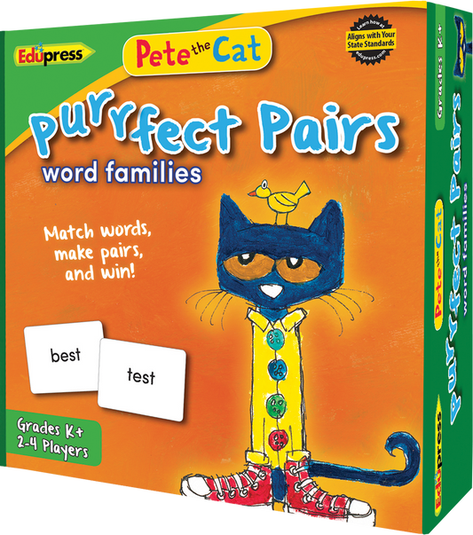 Pete the Cat® Purrfect Pairs Game: Word Families